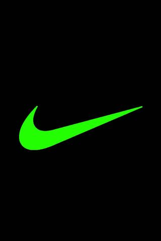 Green Nike Logo