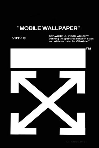 Off-White Mobile Wallpaper: A Bold Statement