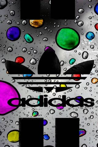 Colorful Drops on Adidas