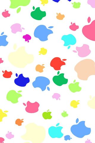 التفاح الملونة الصغيرة
