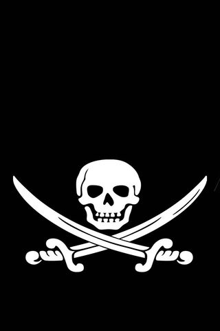 Skull Pirate Black