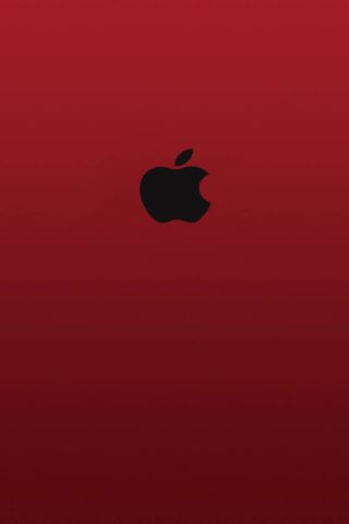Apple रेड ब्लैक लोगो