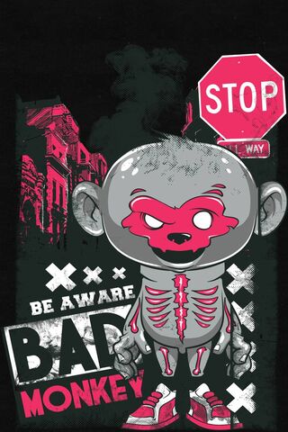 Beware the Mischief of Bad Monkey! 🐒⚠️