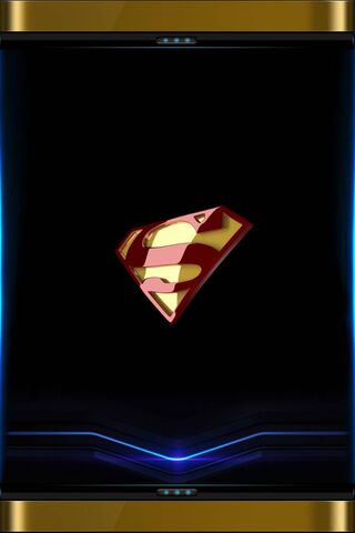 Superman Edge Neon: A Hero's Emblem Shines Bright! 🌟
