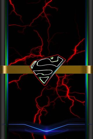 Superman Edge Neon: A Hero's Electric Aura ⚡️