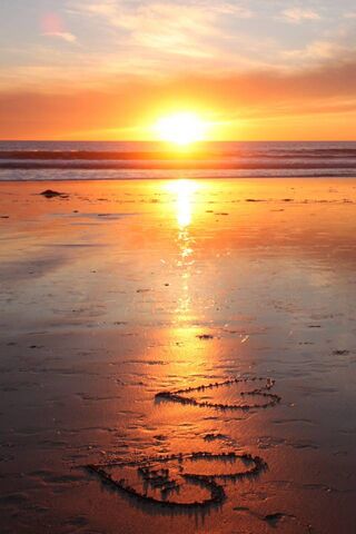 Sunset Serenade: Love's Imprint