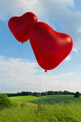 Floating Hearts of Joy ❤️🎈