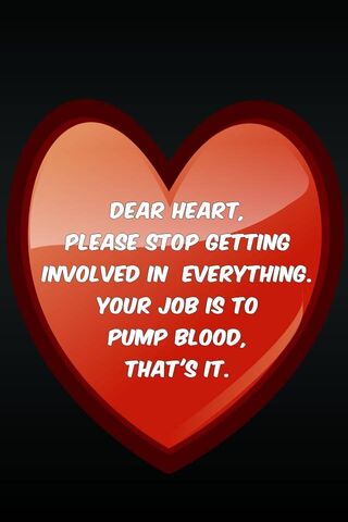 Heartfelt Humor: A Message to My Heart ❤️