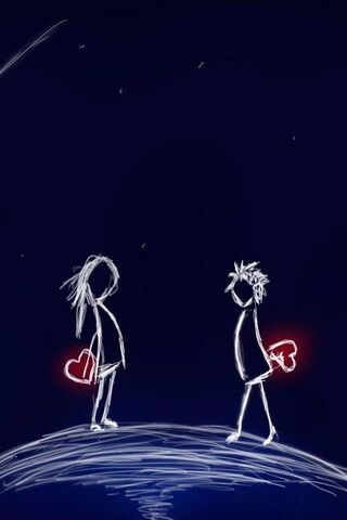 Hearts in the Night 🌌❤️