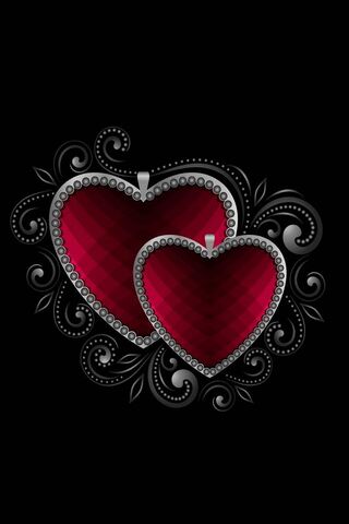Glistening Love: A Heartfelt Design 💖✨