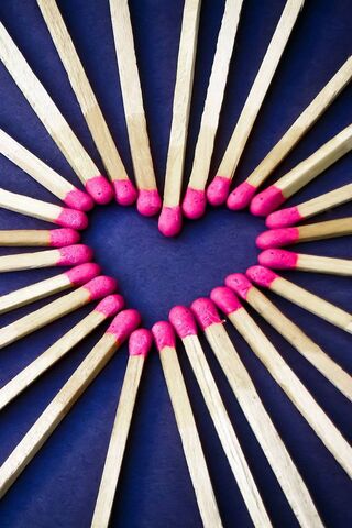 Igniting Love: The Heart of Matches ❤️