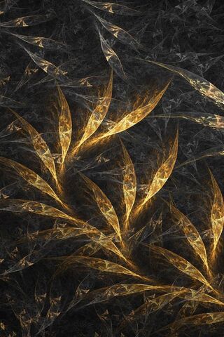 Golden Whirls of Nature