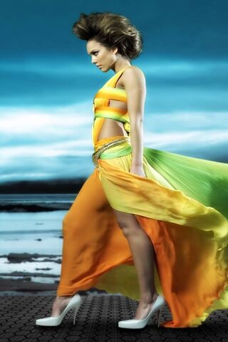 Vibrant Elegance: A Fashion Statement