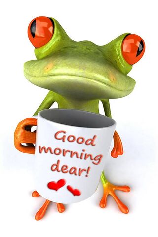 Rise and Shine with a Friendly Frog! ☀️🐸