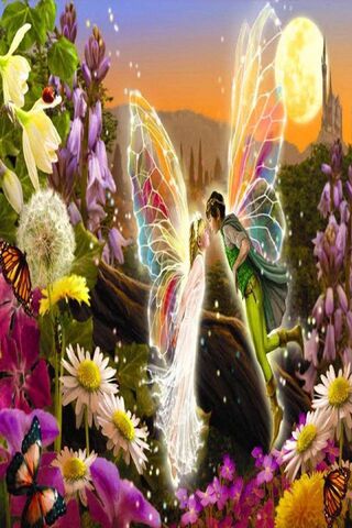 Enchanted Romance in a Magical Garden 🌸✨