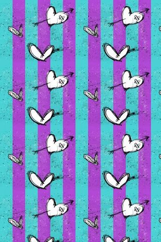 Love Struck: A Playful Heart Pattern 💖🎨