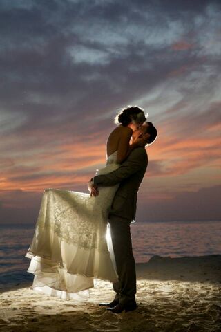 Sunset Romance: A Beachside Wedding