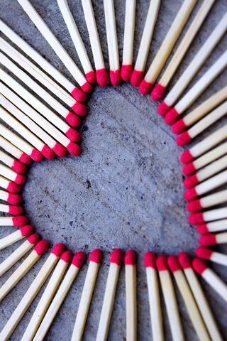 Igniting Love: The Heart of Matches ❤️