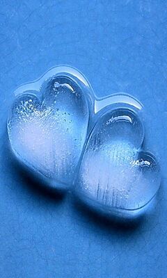 Ice Hearts Wallpaper - Download to your mobile from PHONEKY