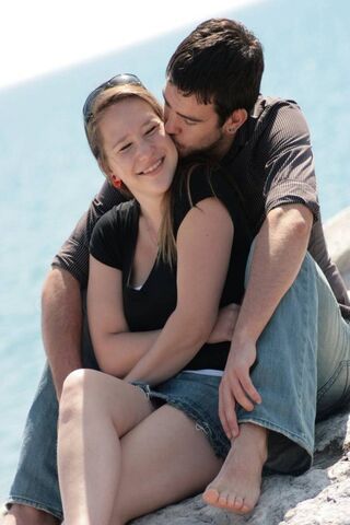 Love's Gentle Embrace 🌊❤️