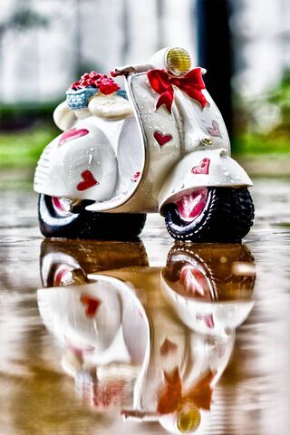 Romantic Ride: The Love Scooter