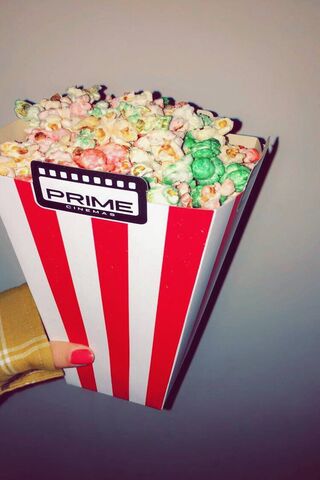 Colorful Crunch: A Popcorn Delight! 🍿✨