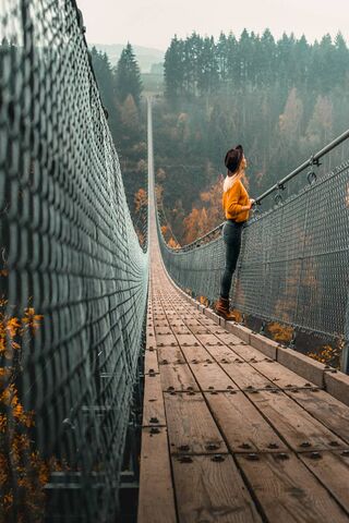 Braving the Heights: A Moment of Reflection