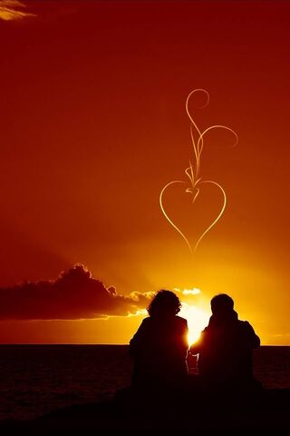 Sunset Love: Together Forever 🌅❤️