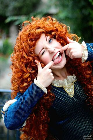 Merida's Playful Spirit: A Brave Heart