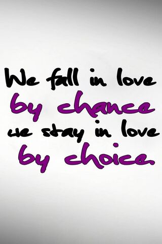 Chances and Choices