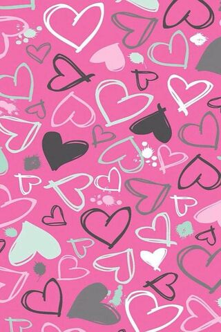 Whimsical Love: Scribble Hearts Galore! 💖✨