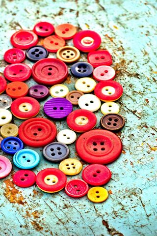 Colorful Collection of Buttons: A Crafty Delight! 🎨✨