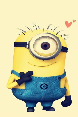 Minion In Love Wallpaper - Download to your mobile from PHONEKY