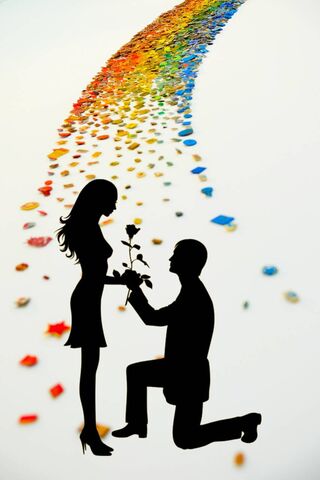 A Colorful Proposal of Love 🌈💍