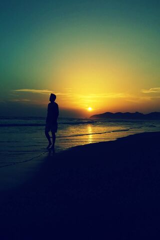 Solitude at Sunset 🌅