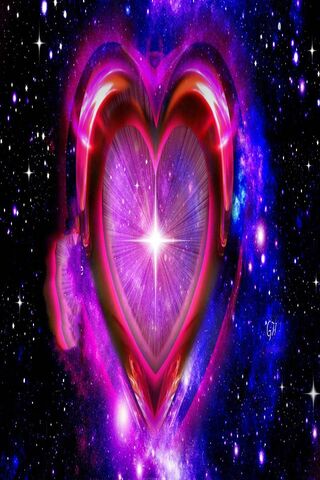 Cosmic Love: A Heart in the Stars 💖✨