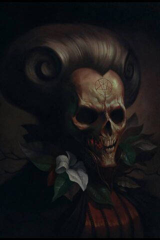 Eerie Elegance: The Skull of Secrets 🕯️💀