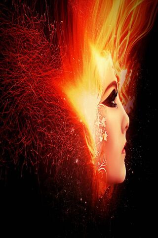 Ethereal Flames: A Dance of Fantasy