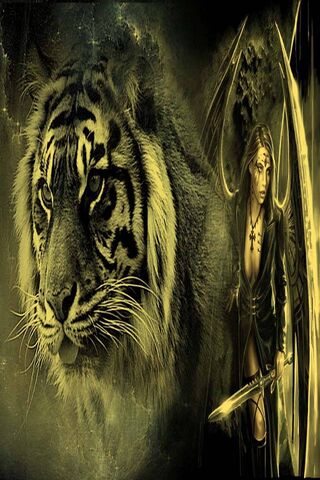 Mystical Guardian: Tiger and Angel Unite