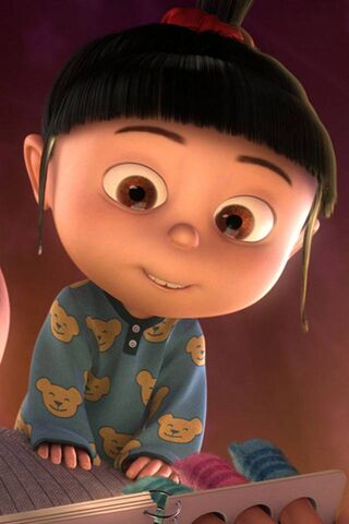 Pin by Hiℕ❂🦋Kaname🇯🇵 on Agnes | Agnes despicable me, Cute disney  wallpaper, Cute cartoon wallpapers