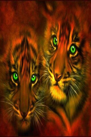 Enchanting Eyes of the Tiger Cubs 🐯✨