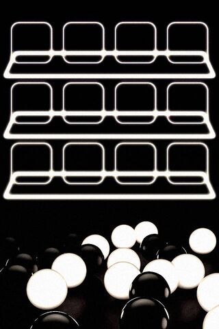 Monochrome Elegance: The Black N White Shelf
