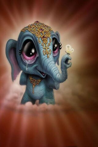Whimsical Ganesha: A Touch of Innocence 🐘✨