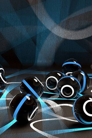 Neon Strips: A Dance of Light and Shadow