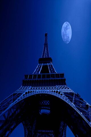 Moonlit Majesty: The Eiffel Tower at Night 🌙✨