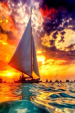 Sunset Serenity: The Sailing Adventure
