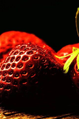 Sweet Temptation: Ripe Strawberries 🍓✨