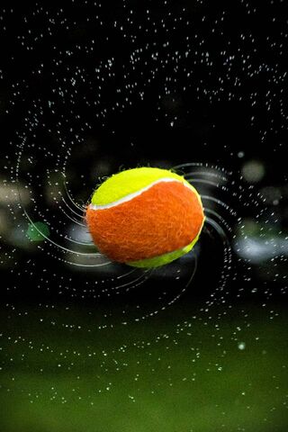 Cosmic Tennis: A Splash of Color in the Universe 🌌🎾