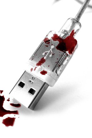 The Dark Side of Technology: Bloody USB Key