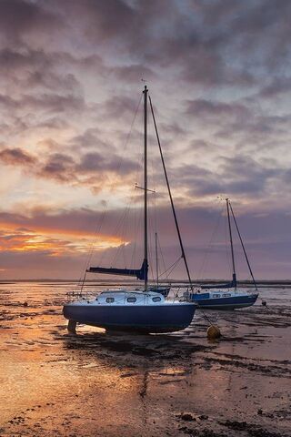 Serenity at Dusk: The Yacht's Embrace